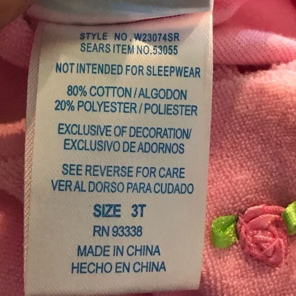 Swim and Pretty Girls Size 3T Cover-Up Bathing Suit - Picture 7 of 13